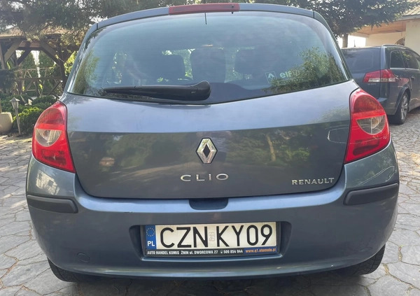 Renault Clio cena 11900 przebieg: 177200, rok produkcji 2005 z Tłuszcz małe 11